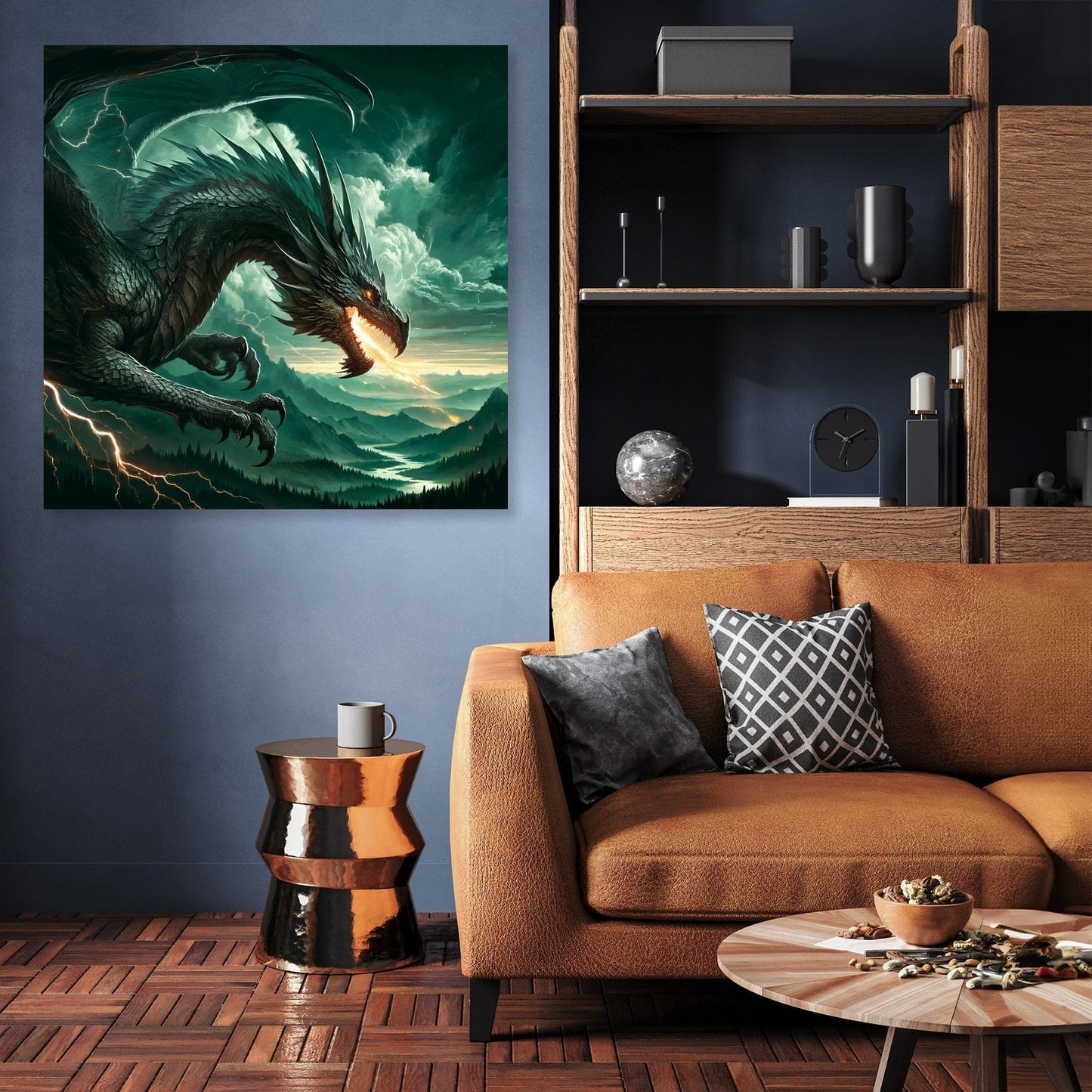 Fierce Dragon Canvas