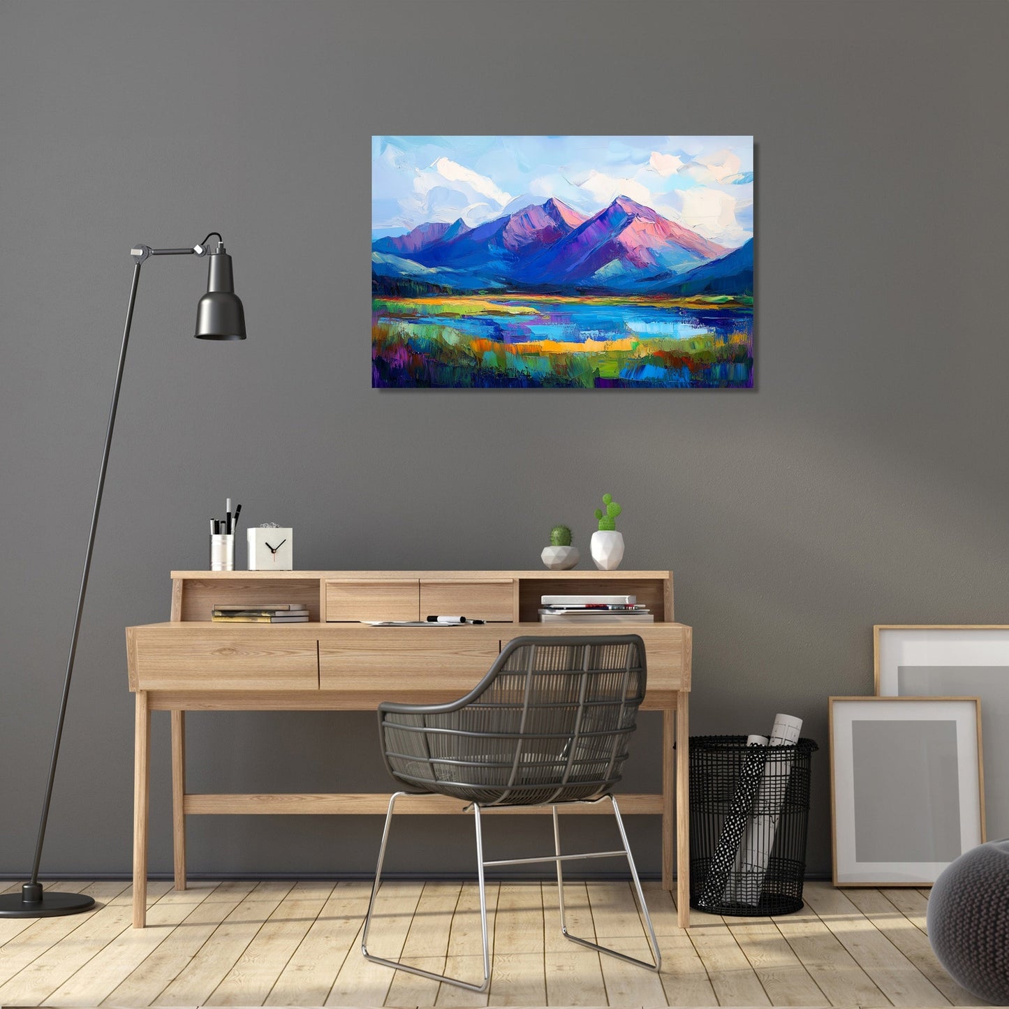 Vivid Terrain Canvas
