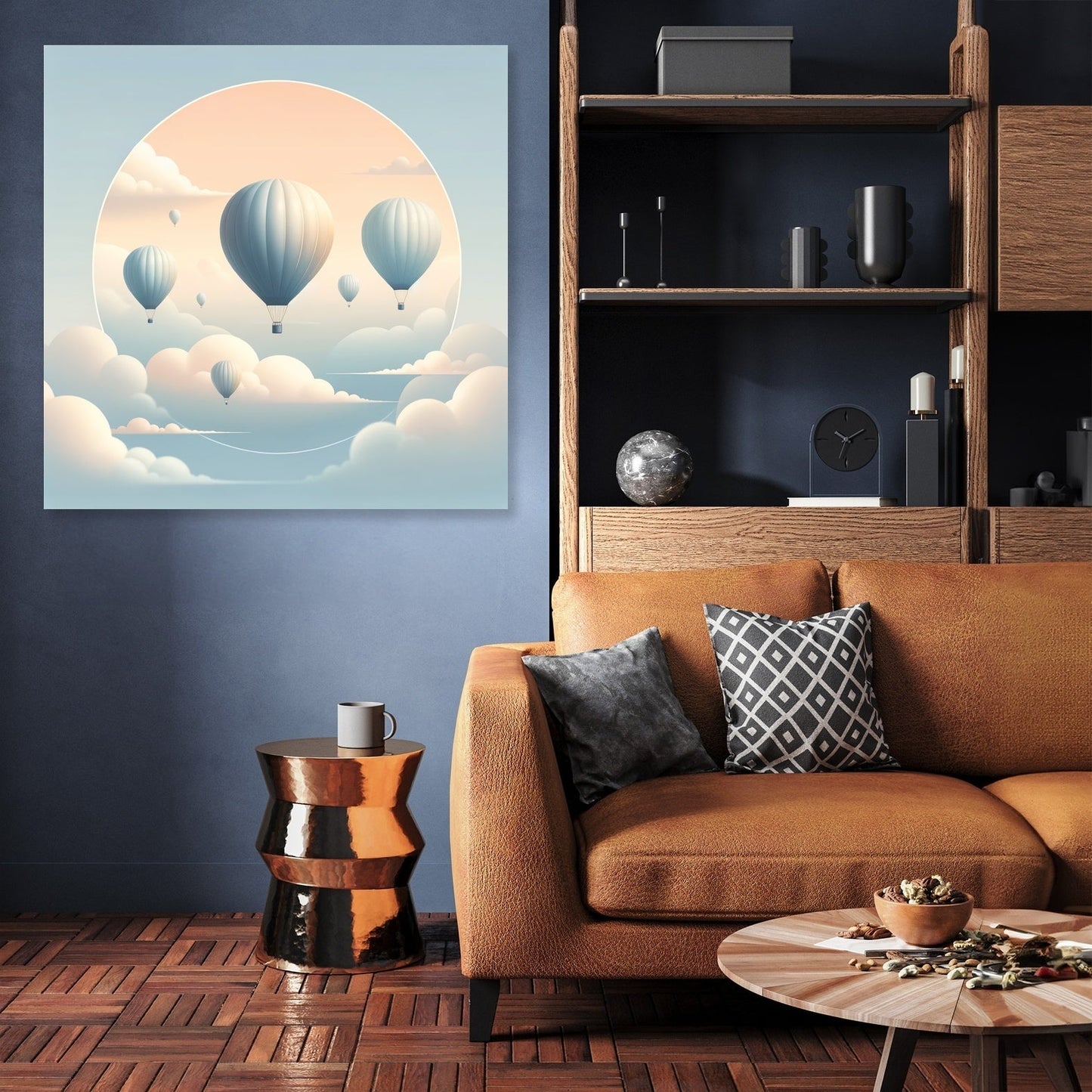 Pastel Ascent Canvas
