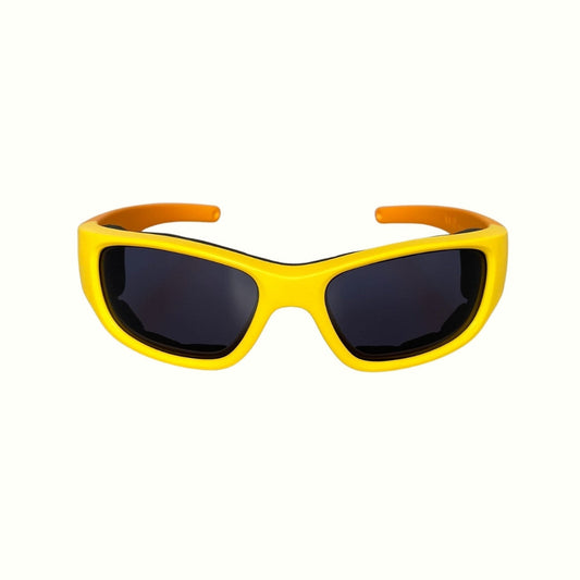 Yellow Orange Kids Sunglasses | Signature Lens | Snug Fit | 6-12 Years