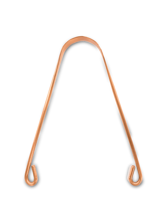 LiveCoco Pure Copper Tongue Scraper (anti-microbial)