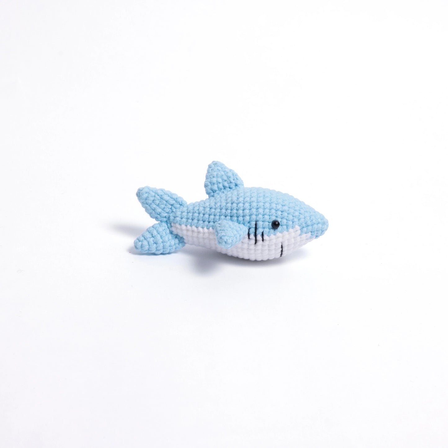 Cheeky Crochet Shark Charm – The Cutest Tiny Shark to Guard Your Bag