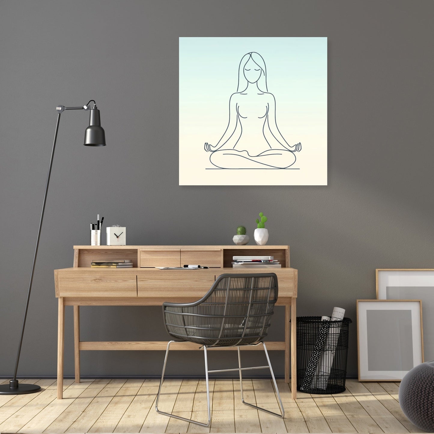 Serenity in Lotus Canvas