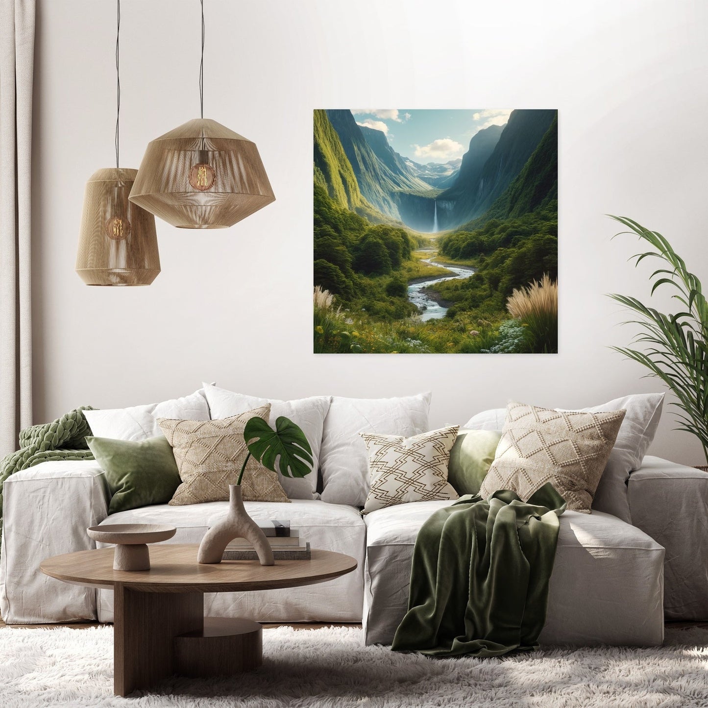 Verdant Valley Canvas
