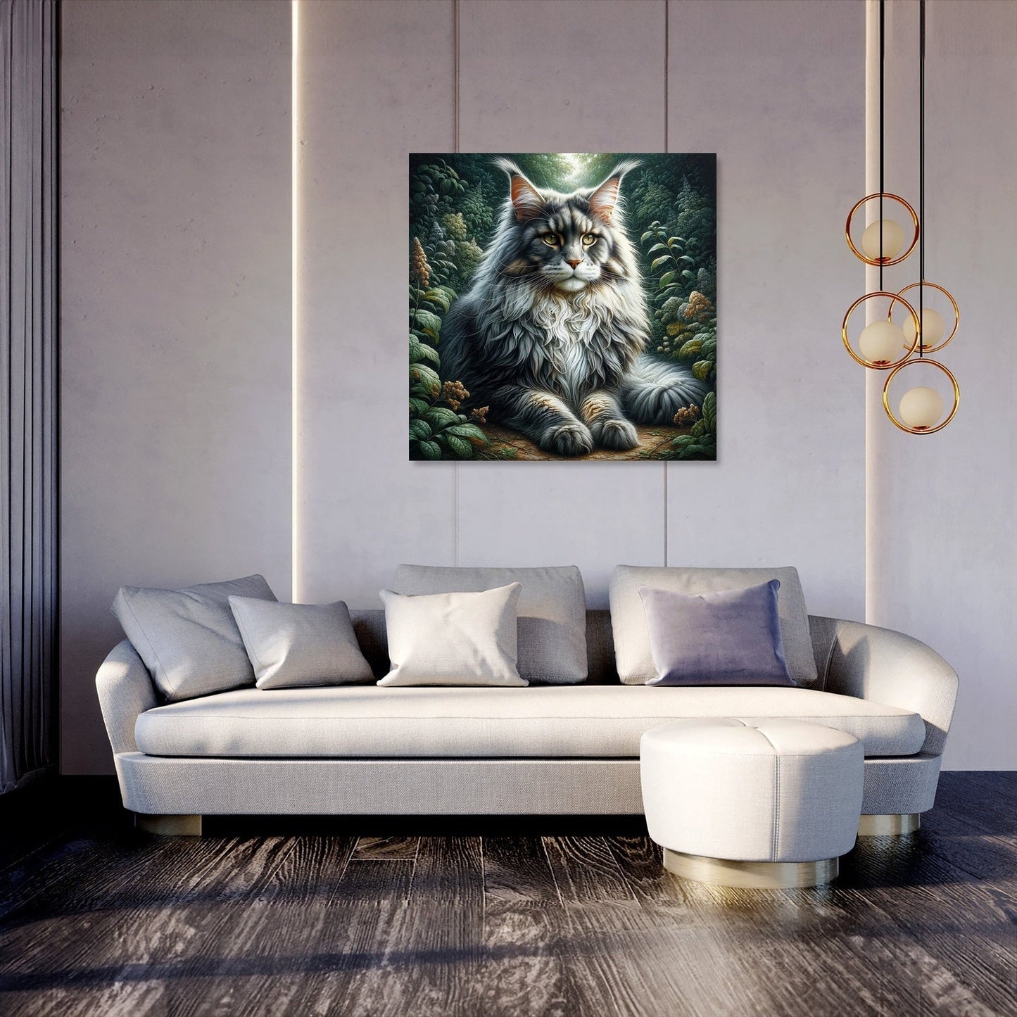 Majestic Maine Coon Canvas