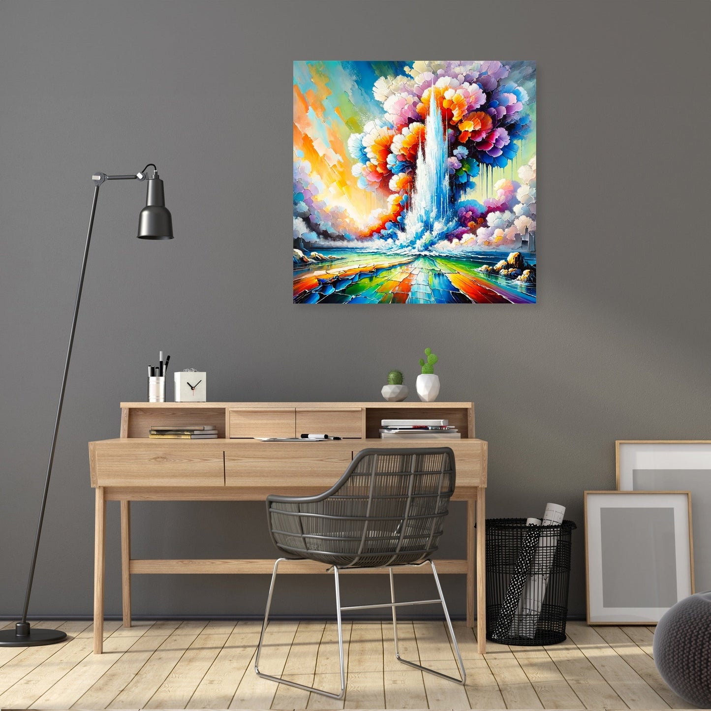 Surreal Geyser Canvas