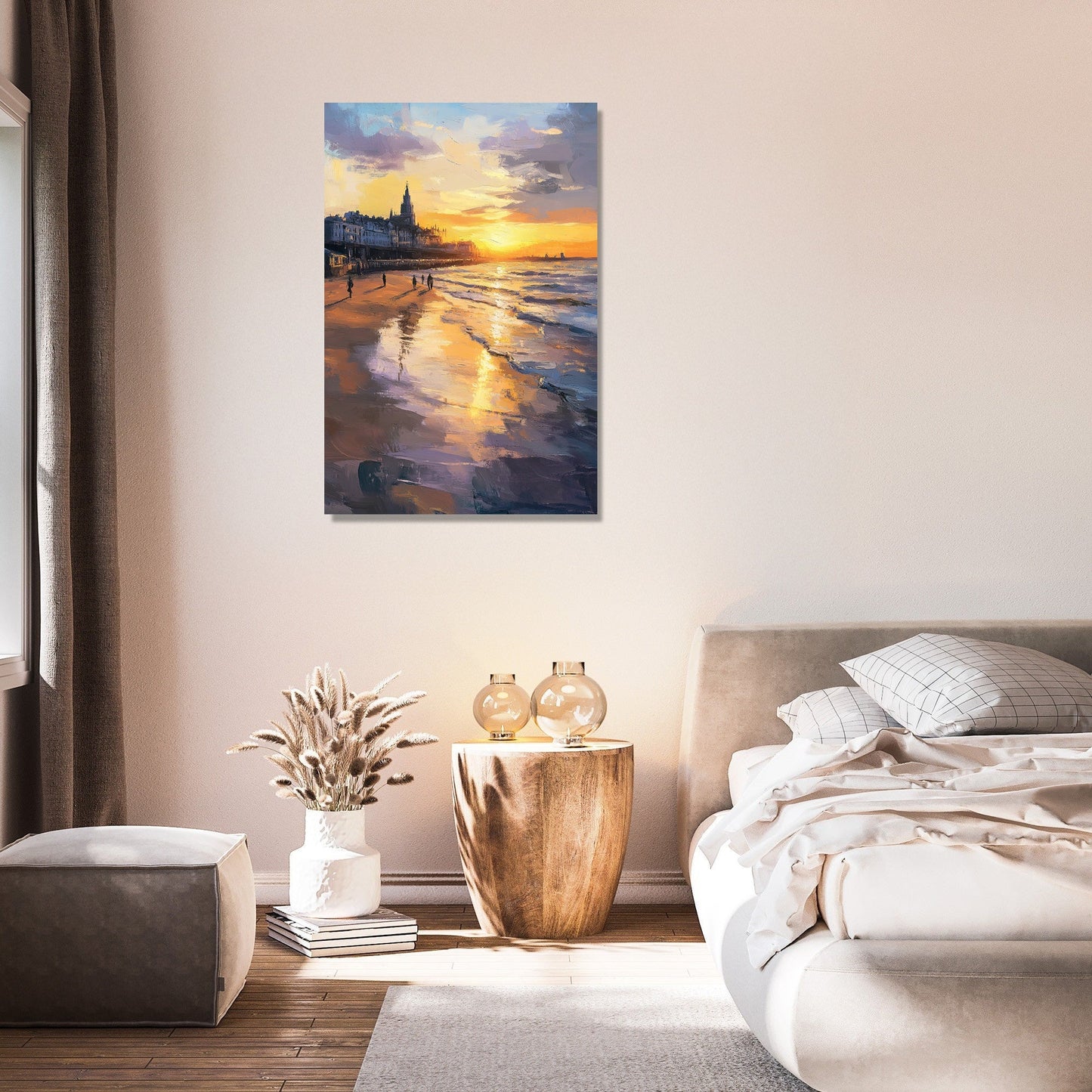 Nostalgic Aberdeen Sunset Canvas