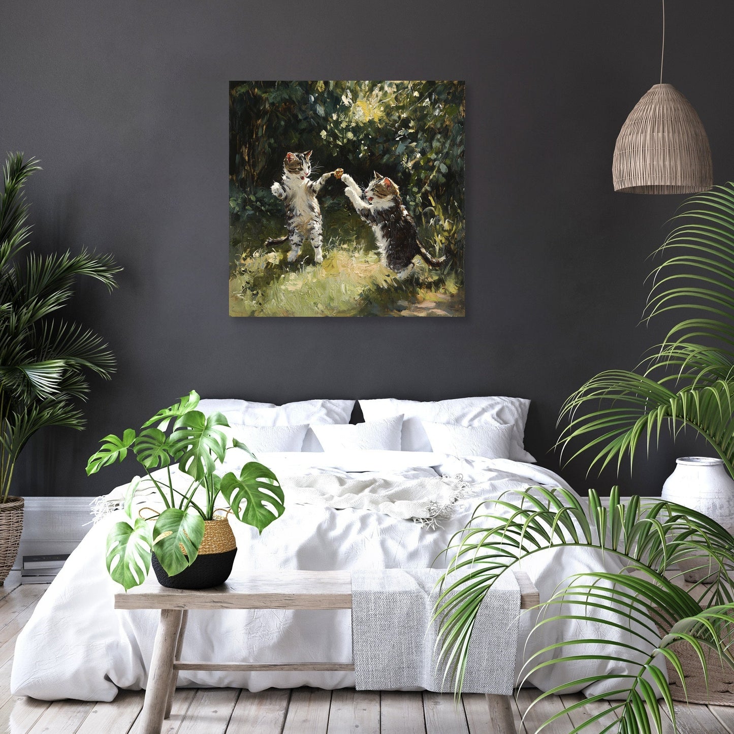 Feline Hunters Canvas