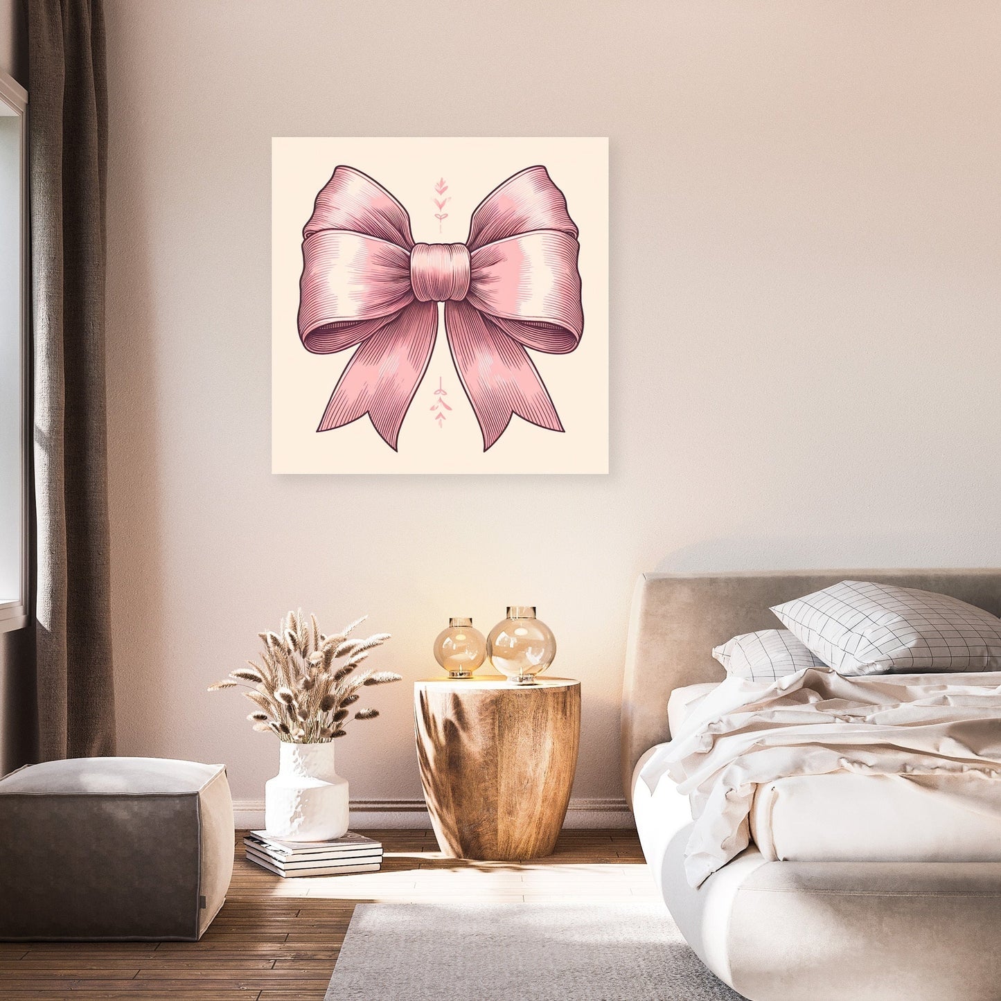 Delicate Bow Canvas