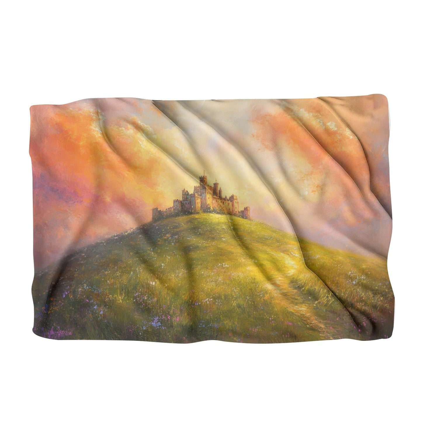 Enchanted Castle Sunset Blanket
