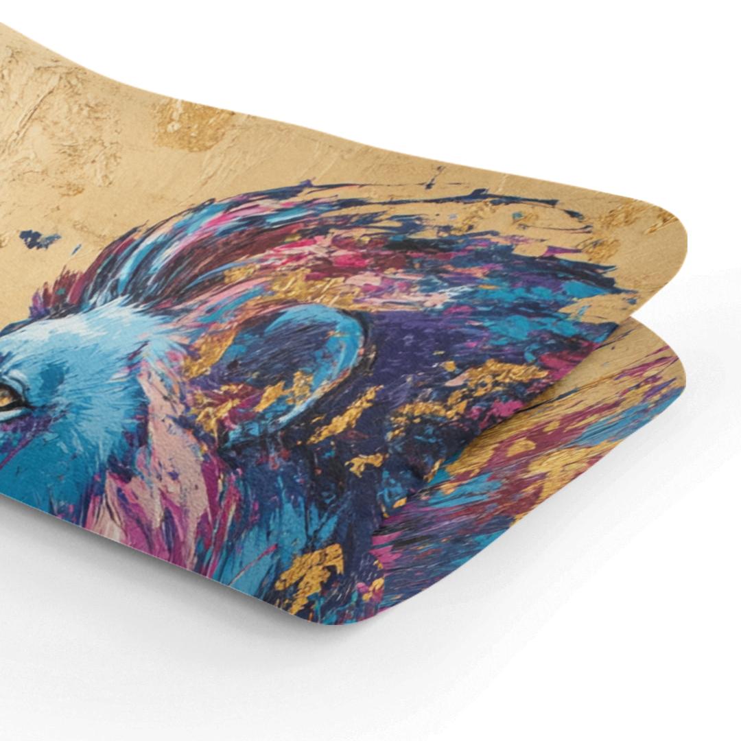 Lion's Sunset Blanket