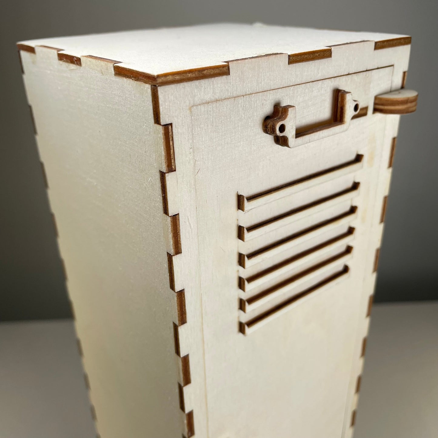 School Locker - Flatpack Model Kit By Curious Rabbit ®