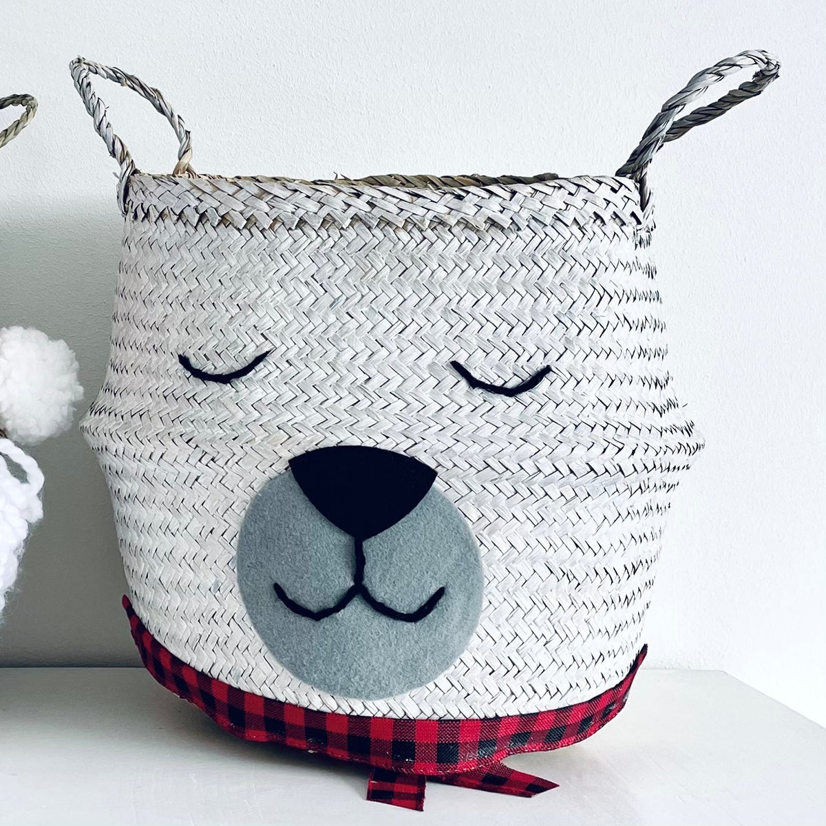Polar bear basket - medium