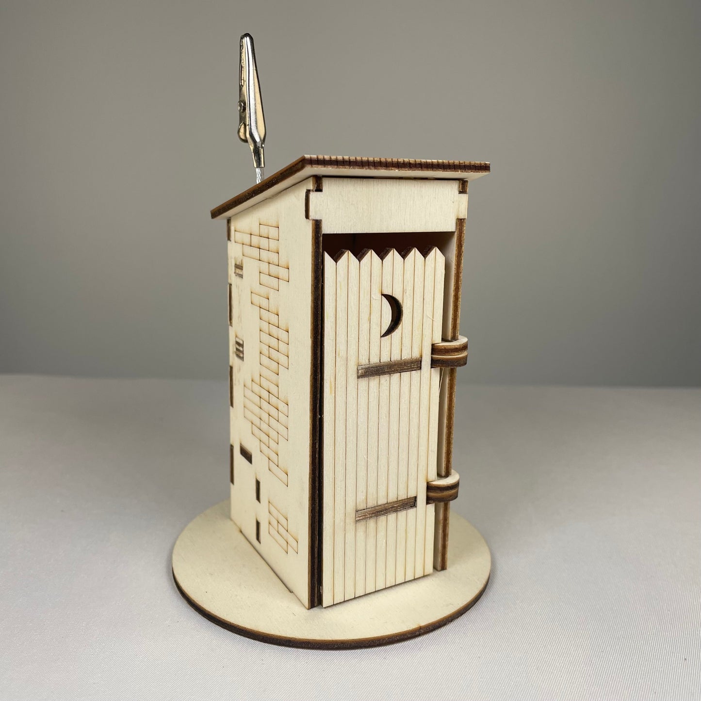 Outhouse WC Toilet - Flatpack Model Kit by Curious Rabbit ®