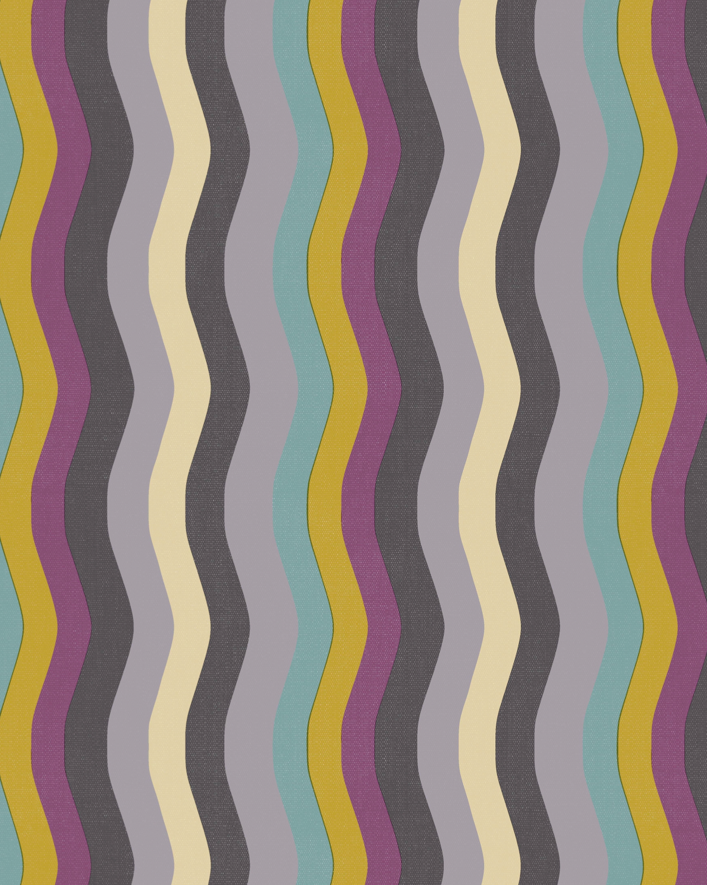 Wavy Stripe Wallpaper