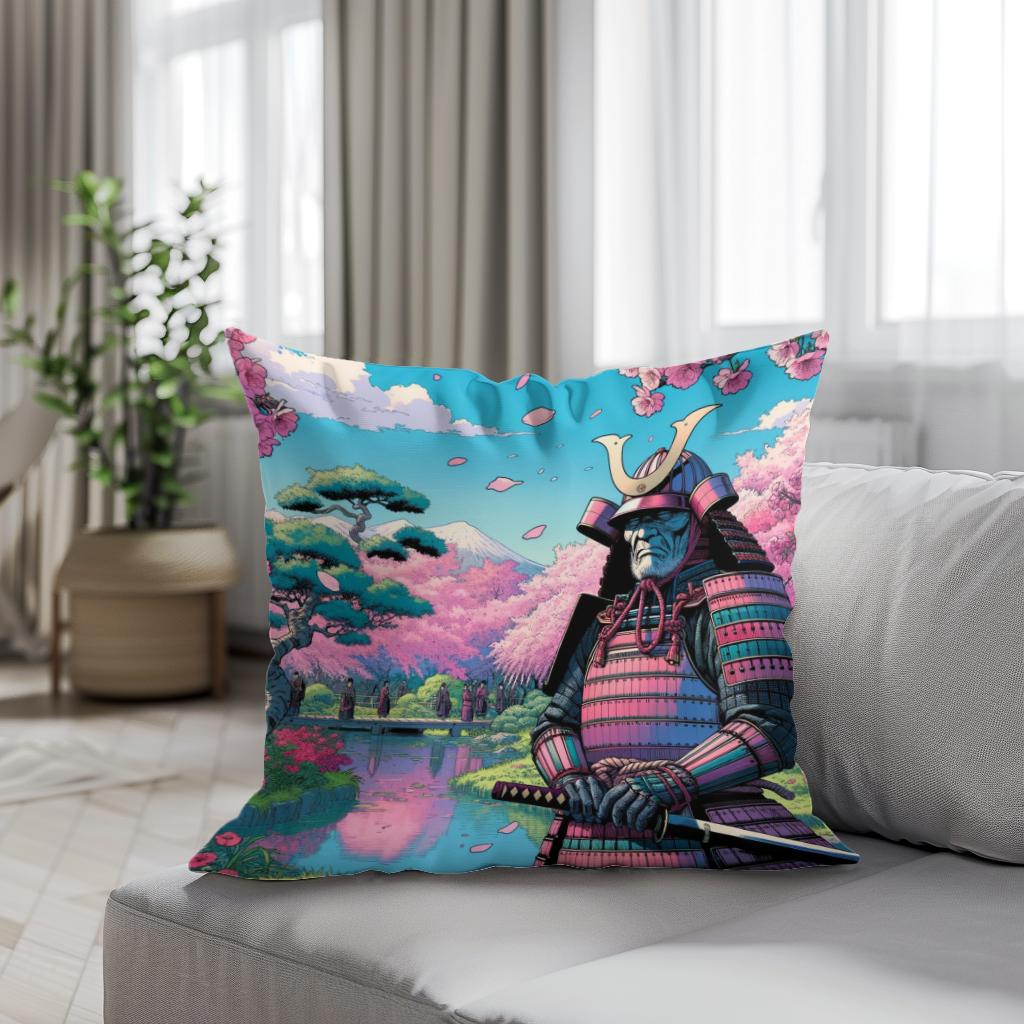 Blossom Warrior Cotton Cushion