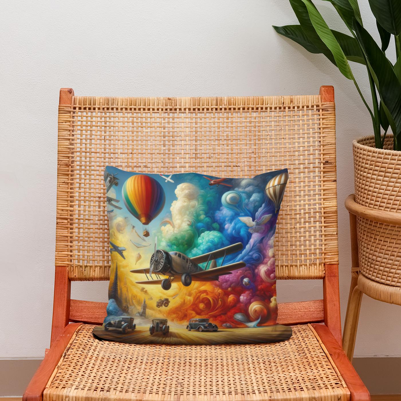 Dreams of Flight Cotton Cushion