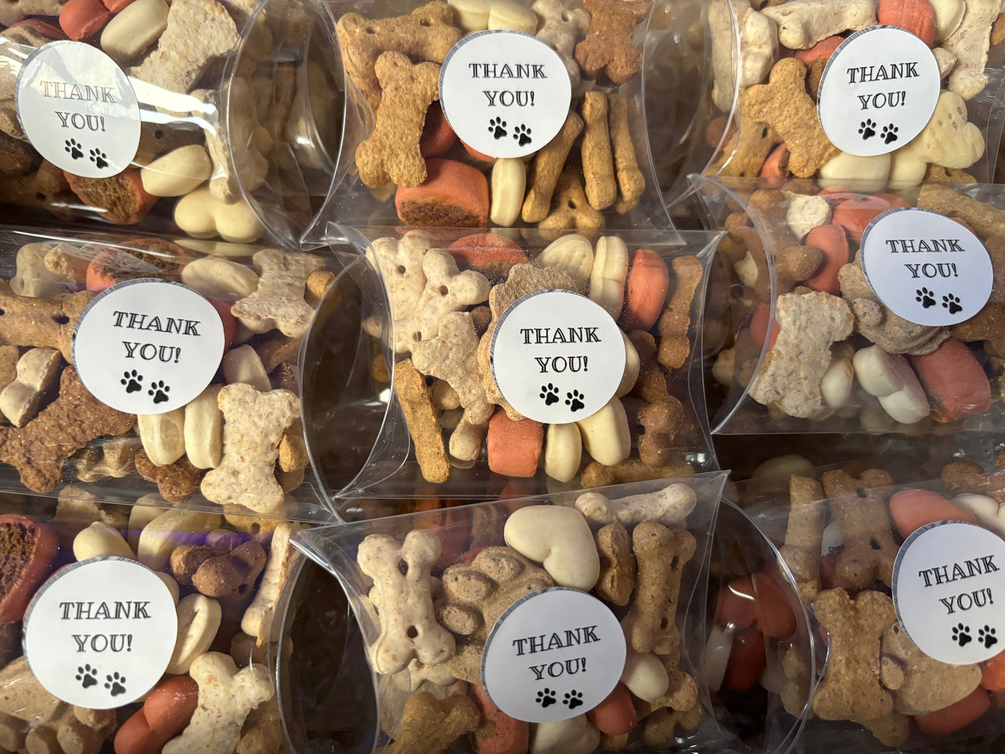 Dog Chocolate / Biscuit Treats - Pick N Mix Thank You Boxes