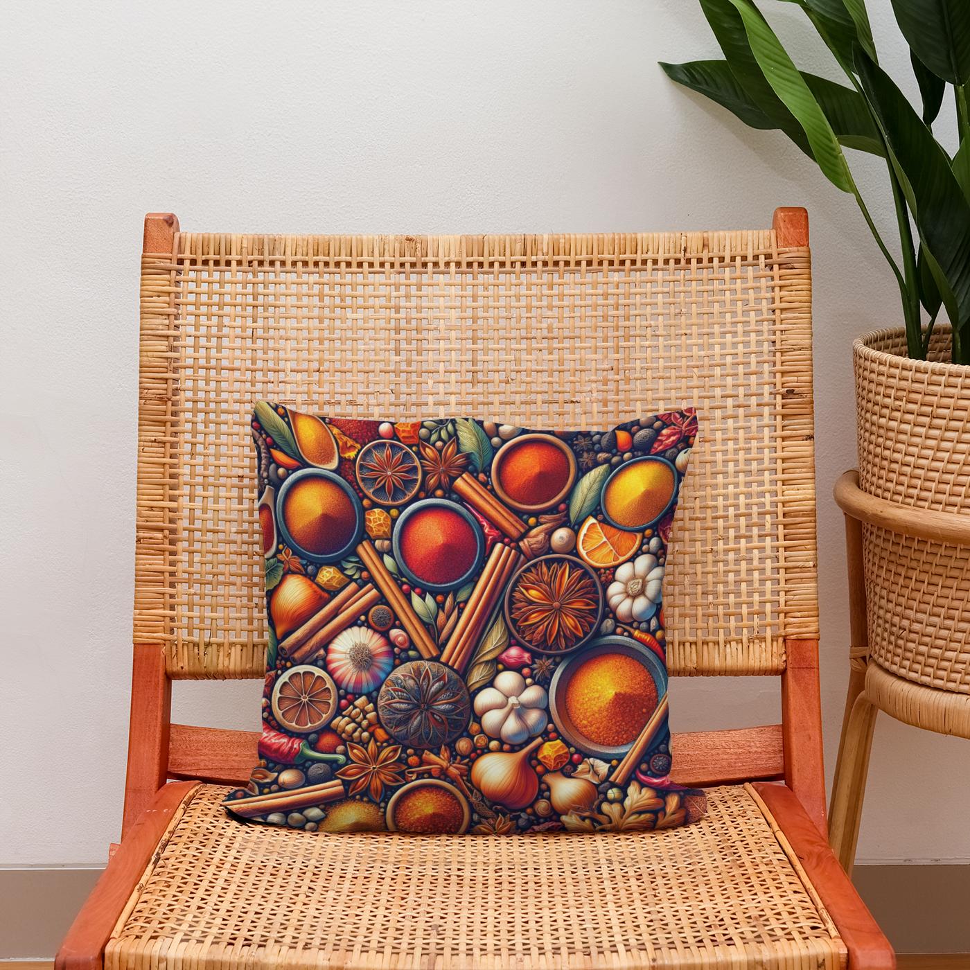 Spice Spectrum Cotton Cushion
