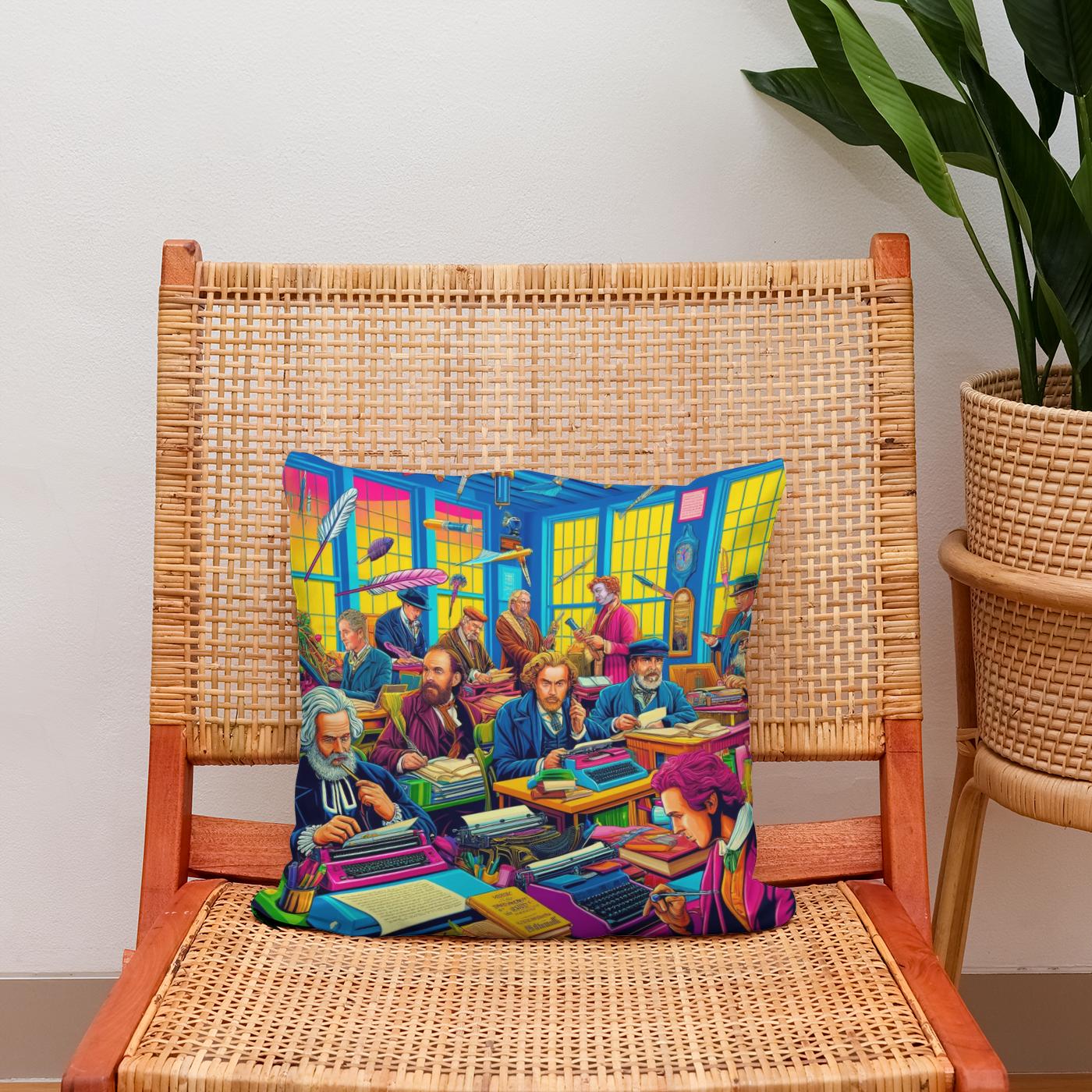 Literary Pop Cotton Cushion