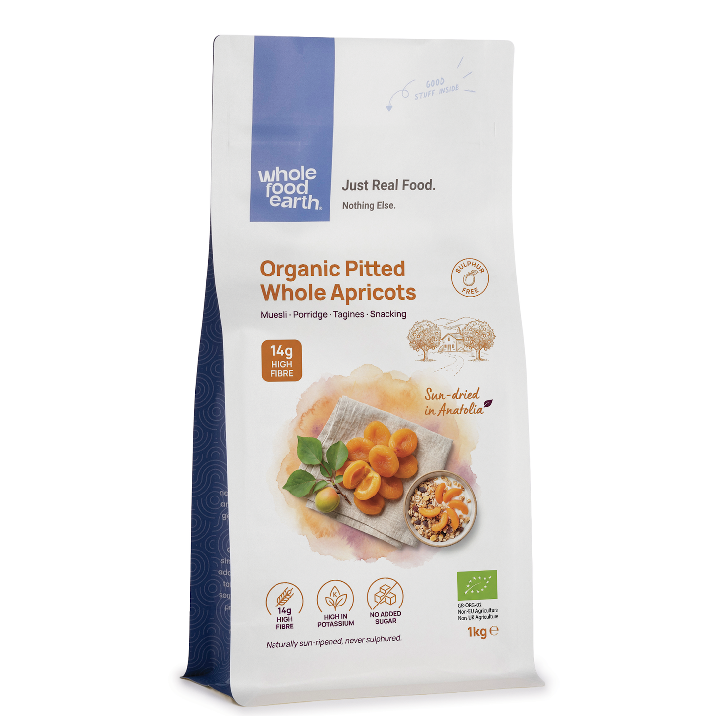 Organic Pitted Whole Apricots