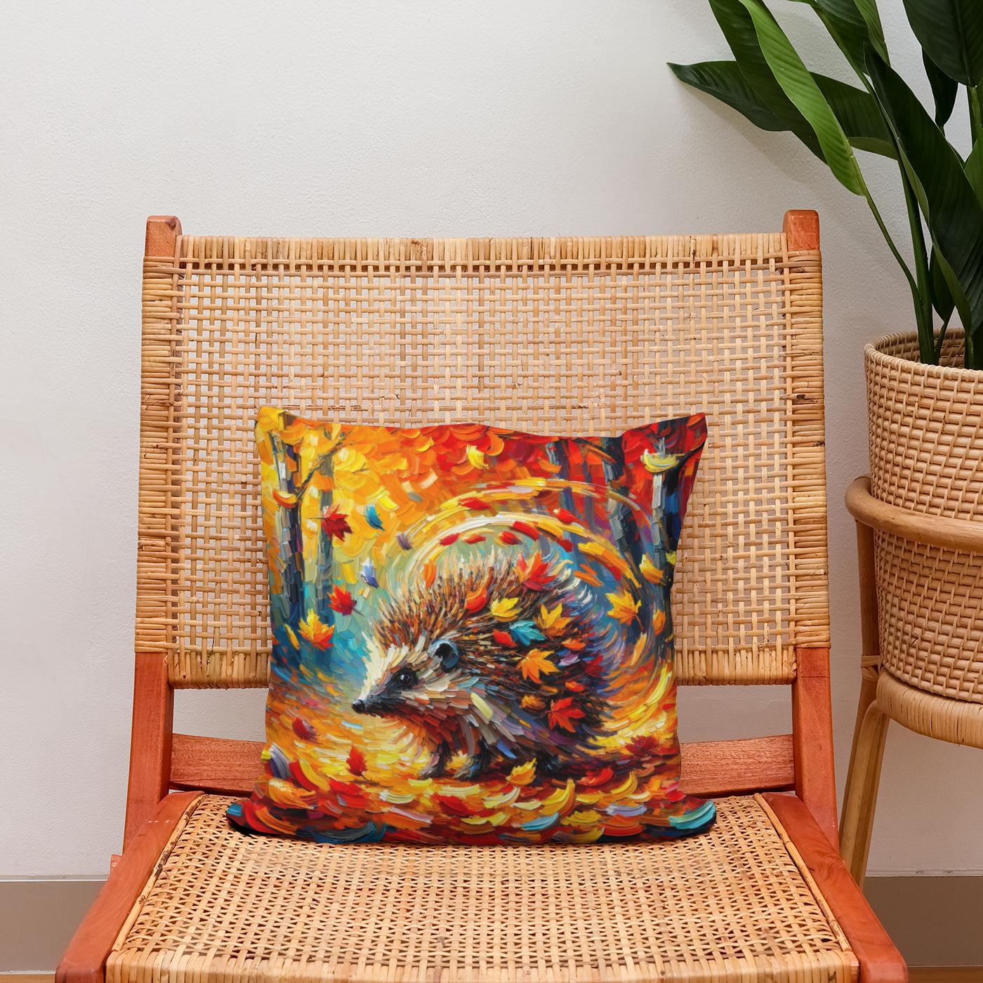 Autumn Whimsy Cotton Cushion