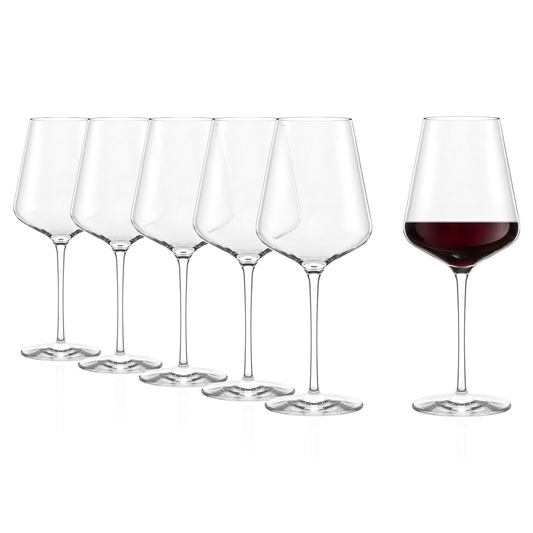Stolzle Lausitz Quatrophil Bordeaux Wine Glasses - 645ml - Set of 6