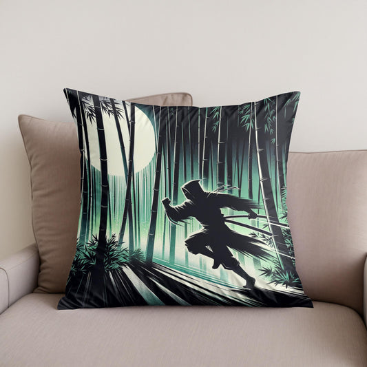 Ninja Moonlight Cotton Cushion