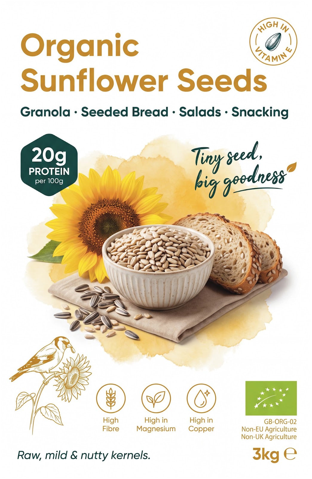 Organic Sunflower Seeds