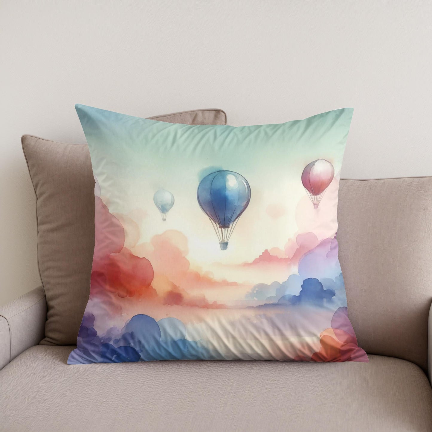 Serenity Skies Cotton Cushion