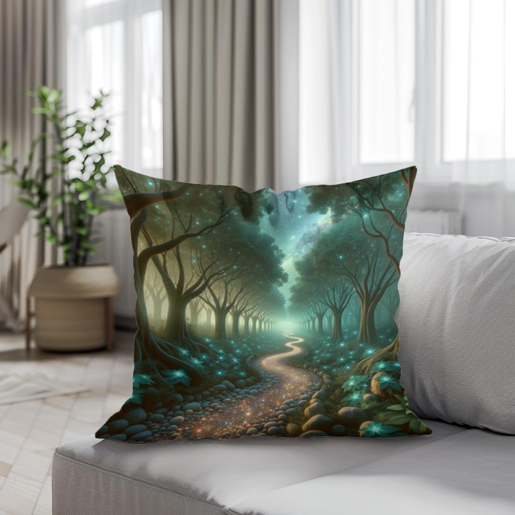 Galactic Trail Cotton Cushion