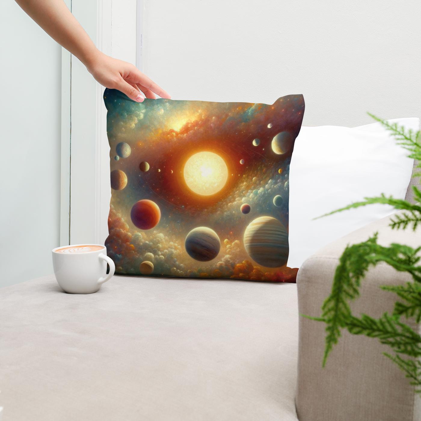 Celestial Dance Cotton Cushion