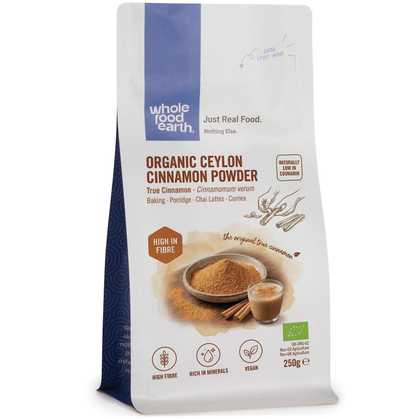 Organic Ceylon Cinnamon Powder (True)