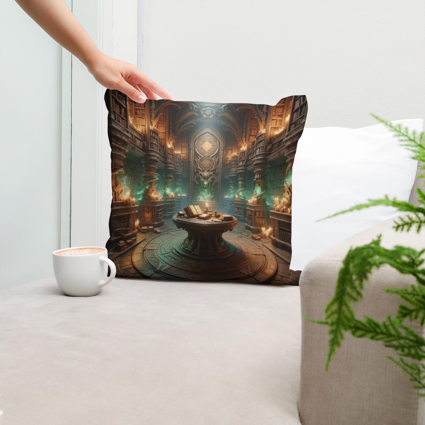 Celestial Radiance Cotton Cushion