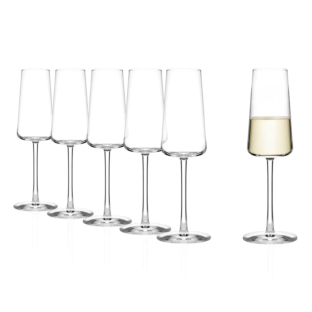 Stolzle Power Champagne Glasses - 240ml - Box of 6