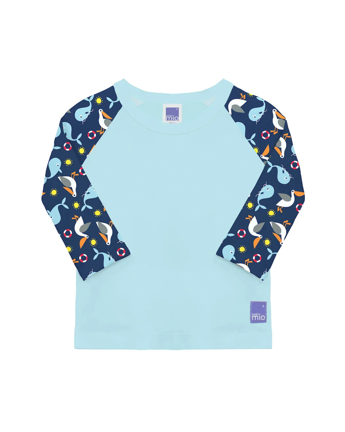 UPF 40+ Soft and Gentle Protective Swim Rash Vest in Nautical