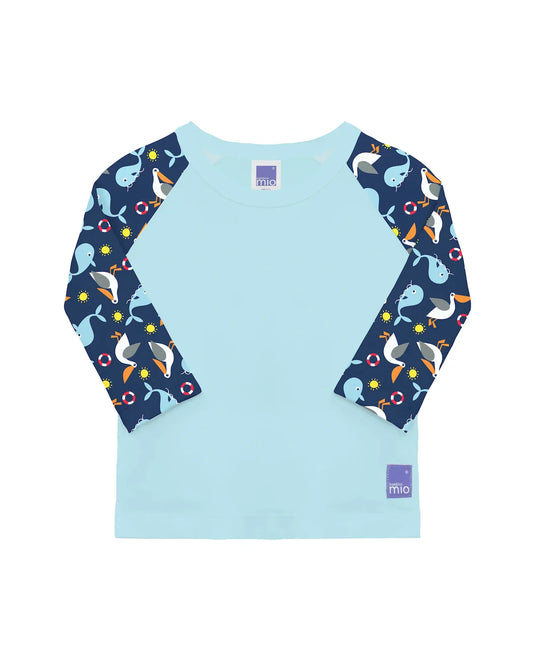 UPF 40+ Soft and Gentle Protective Swim Rash Vest in Nautical