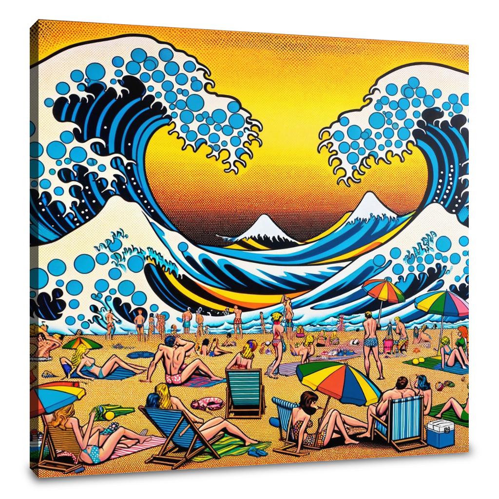 Seaside Pop Spectacle Canvas