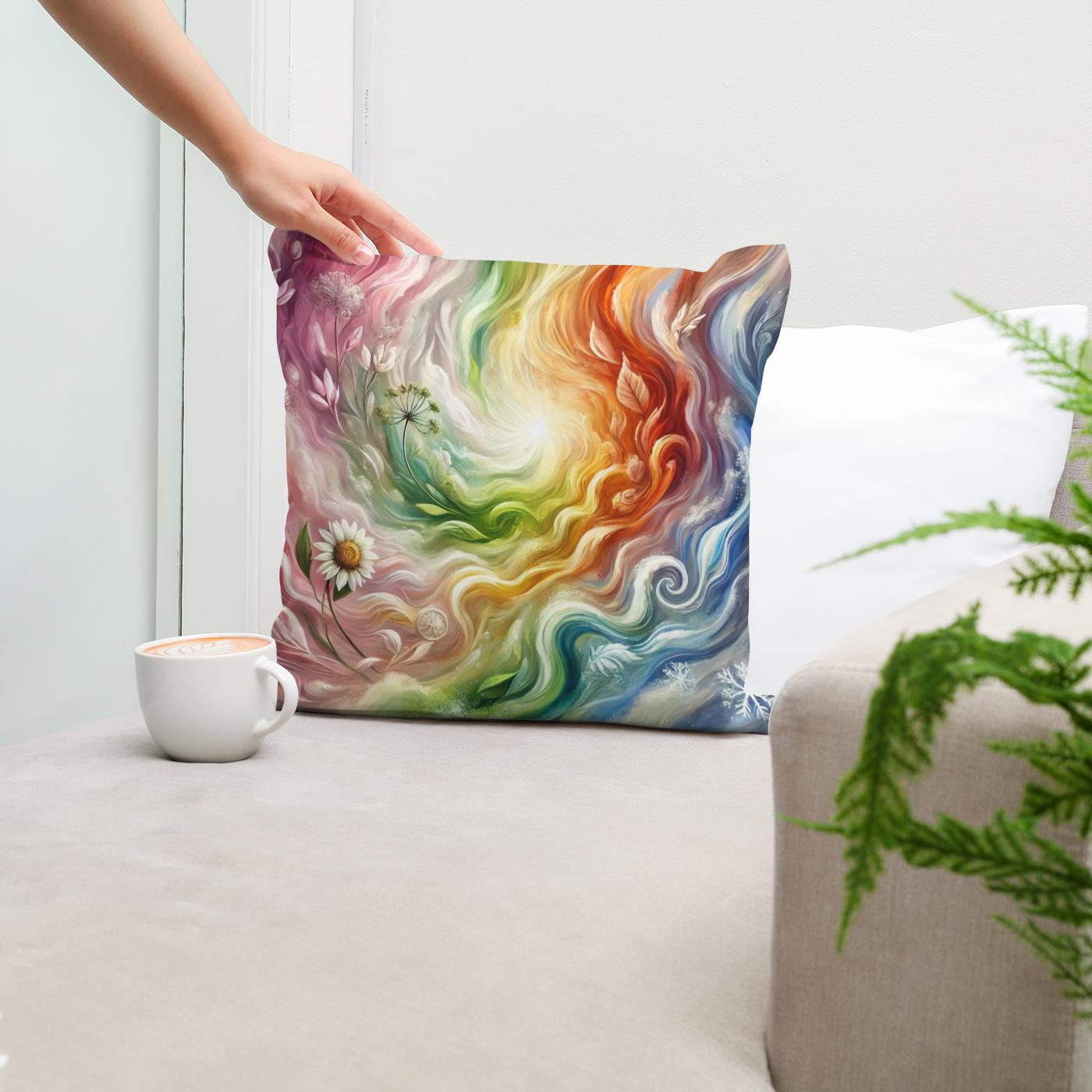 Eternal Seasons Cotton Cushion