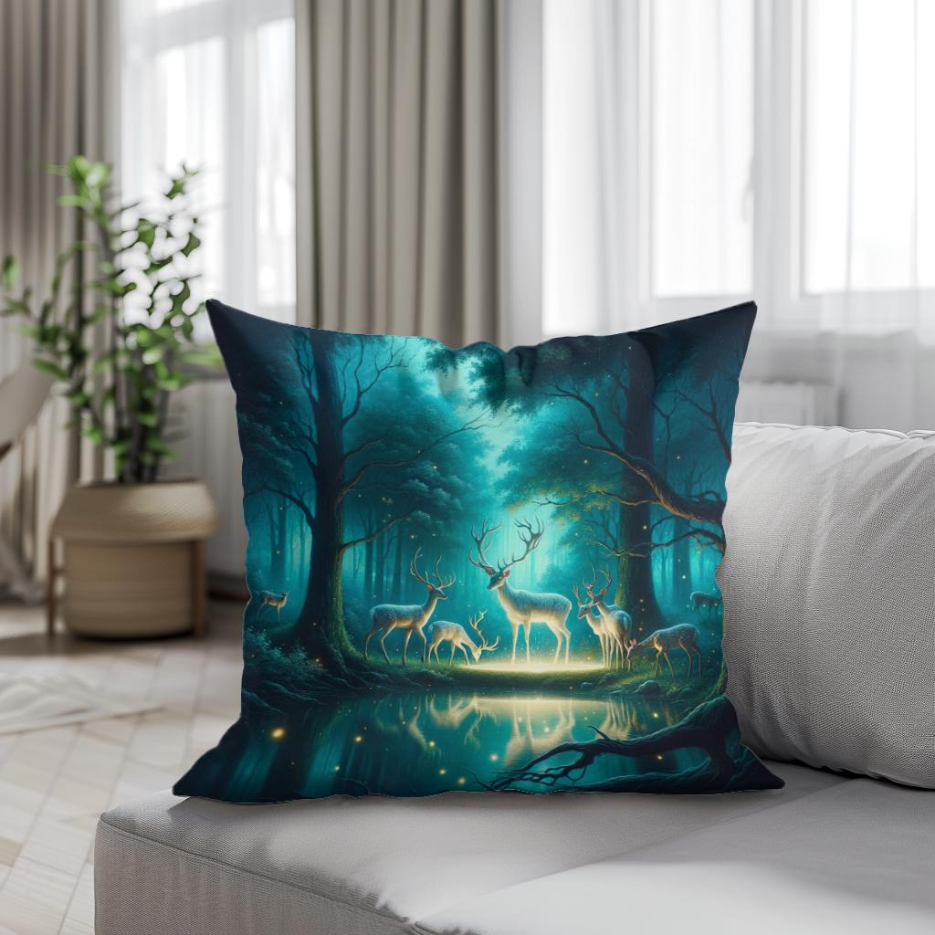 Whispering Woods Cotton Cushion