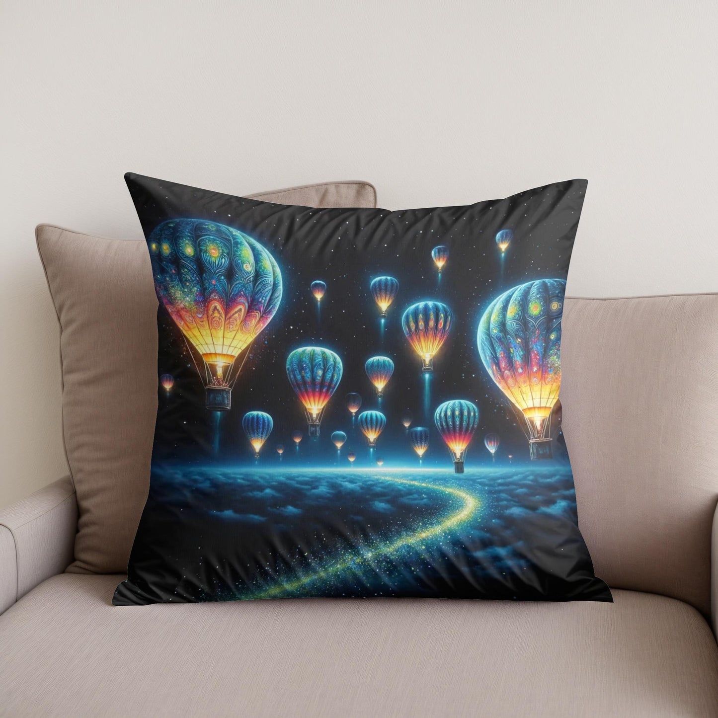 Midnight Enchantment Cotton Cushion