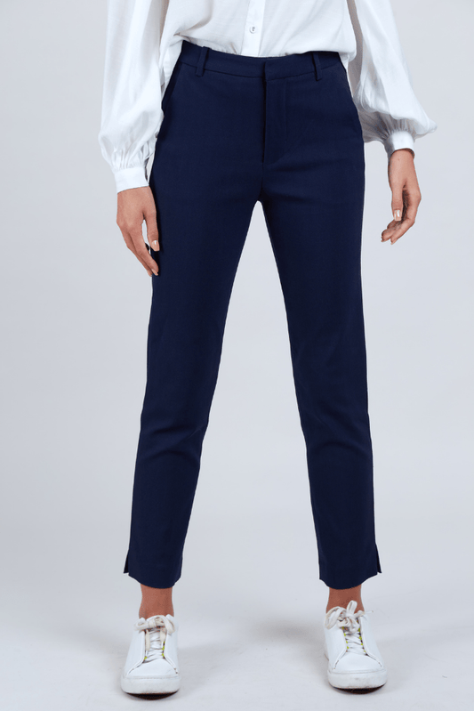Louche Joele Slim Fit Trouser - Navy