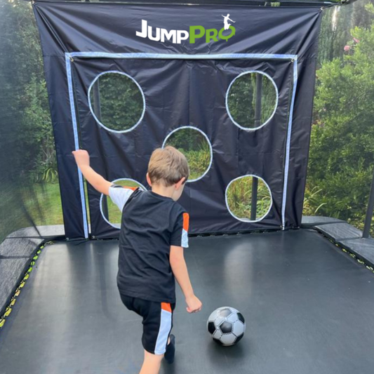 JumpPRO® Trampoline Goal (Large) - The Only Trampoline Football Goal in the World!