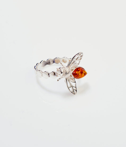 Amber Bee Ring