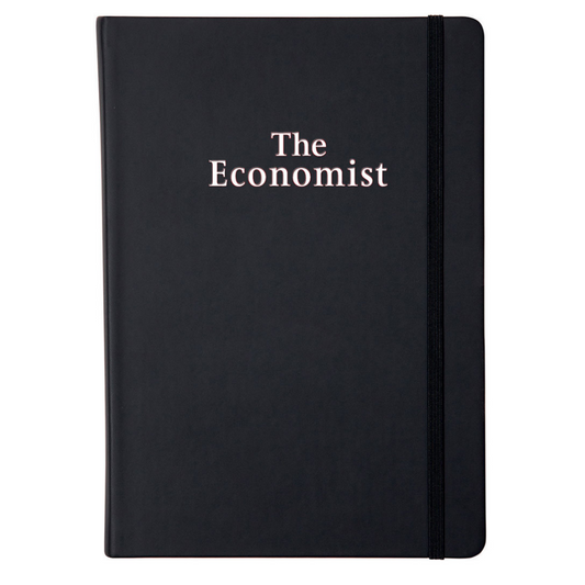 The Economist A5 Soft Touch Notebooks - Ruled - Black