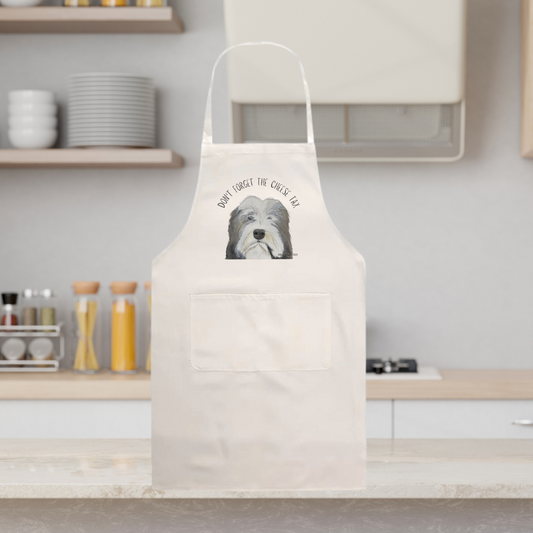Grate Expectations: The Bearded Collie Cheese Tax Apron