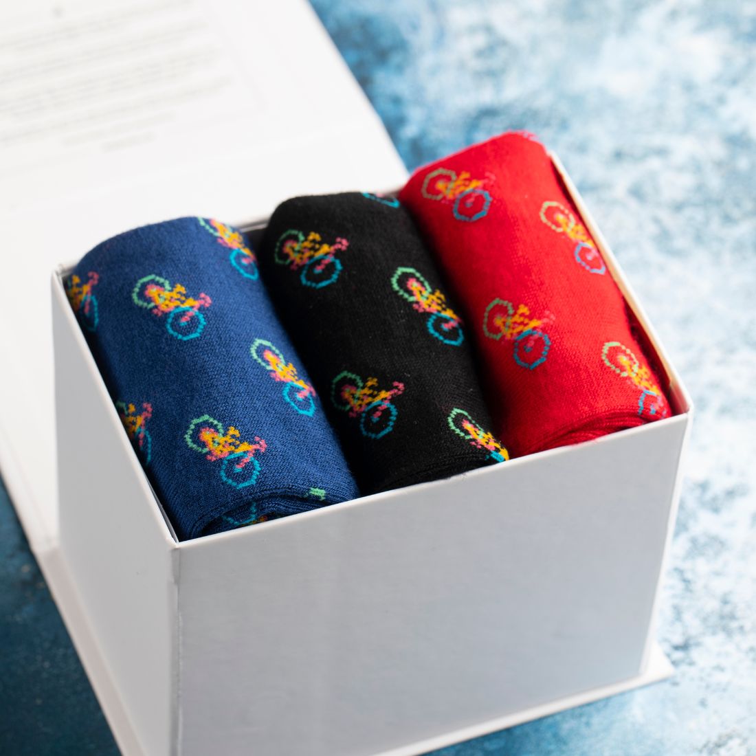 Simply Style Sock Box - 3 Pairs of Bamboo Socks (His)