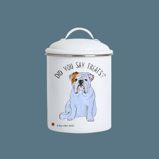 Bulldog Treat Vault – Guarded by a Furry Road Drill!