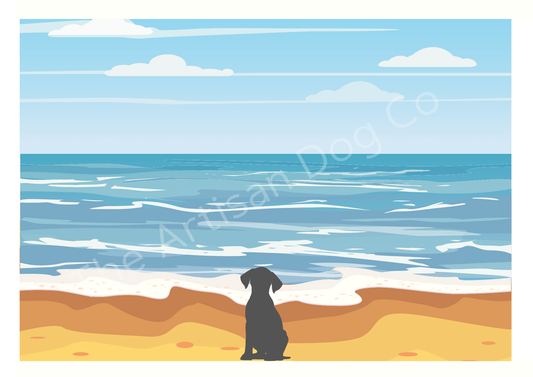 Dog in Nature Prints - different sizes