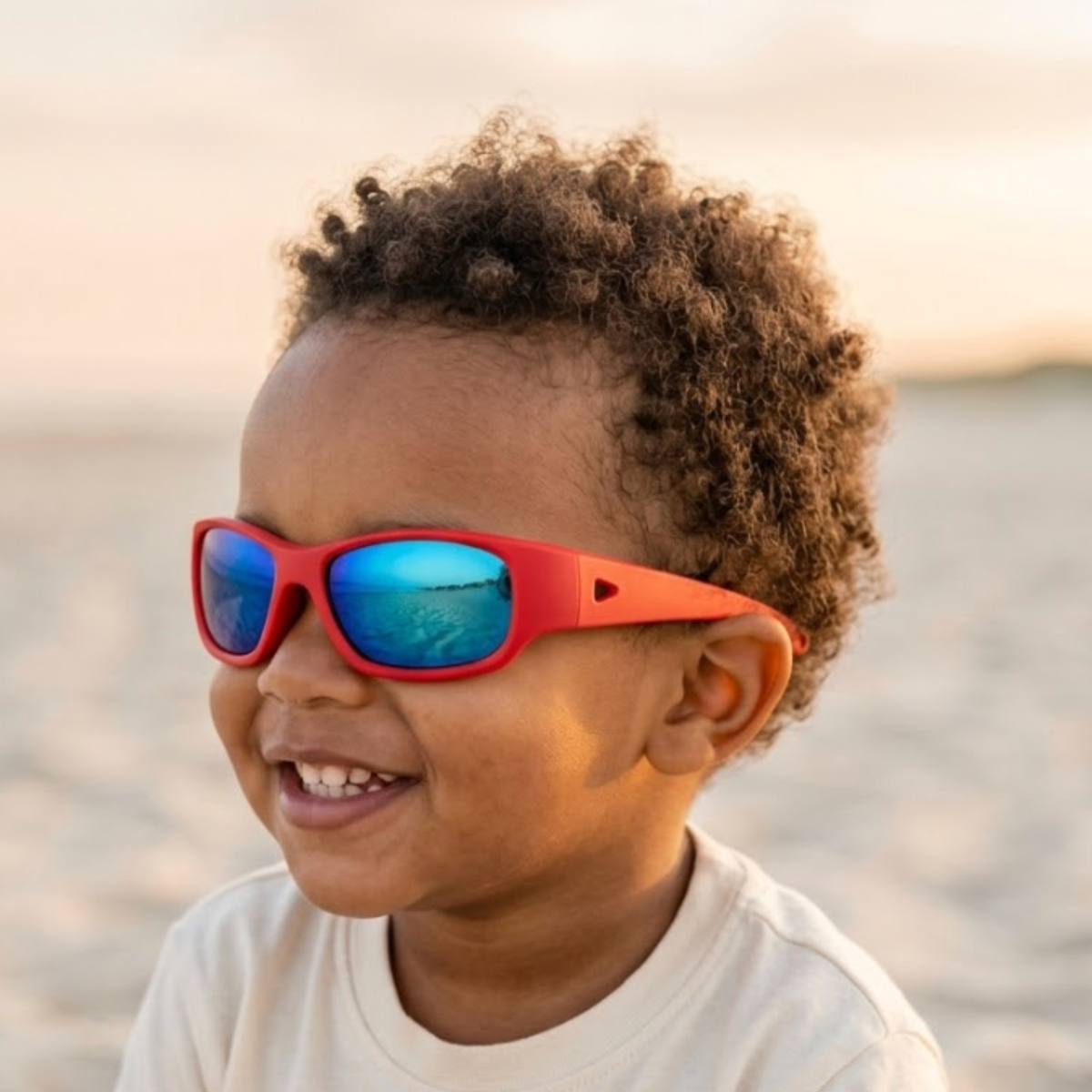 Red Toddler Sunglasses | REVO Lens | Classic Fit | 1-2 Years